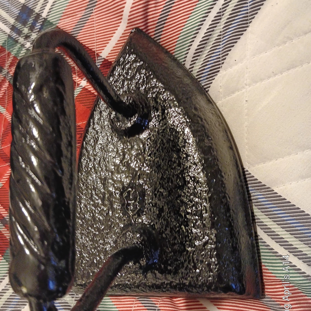 Vintage Black Iron Doorstop